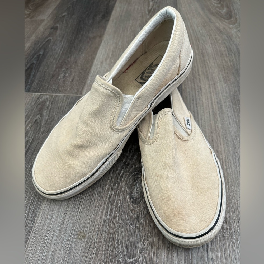 Cream classic vans